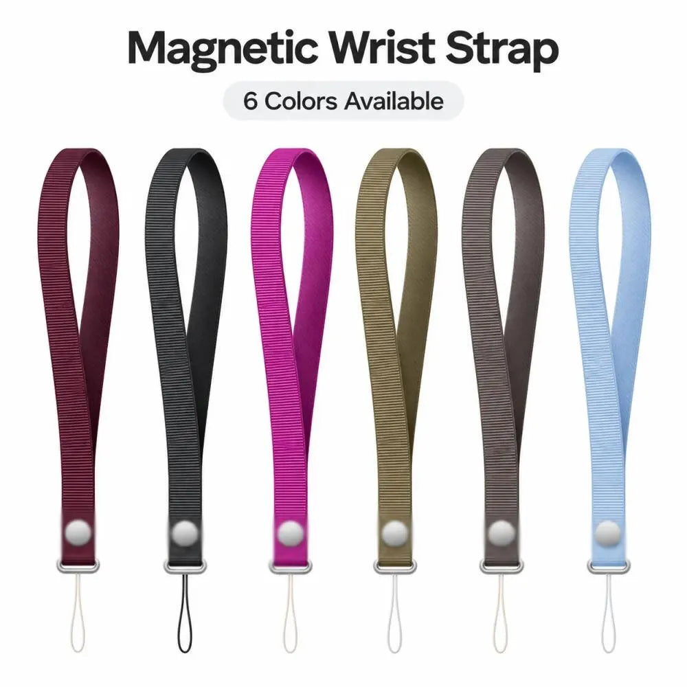 High-quality Tech Nylon Woven Original Universal Magnetic Wrist Strap for iPhone 18/18 Pro Max Duo 17 Pro 16 Rope