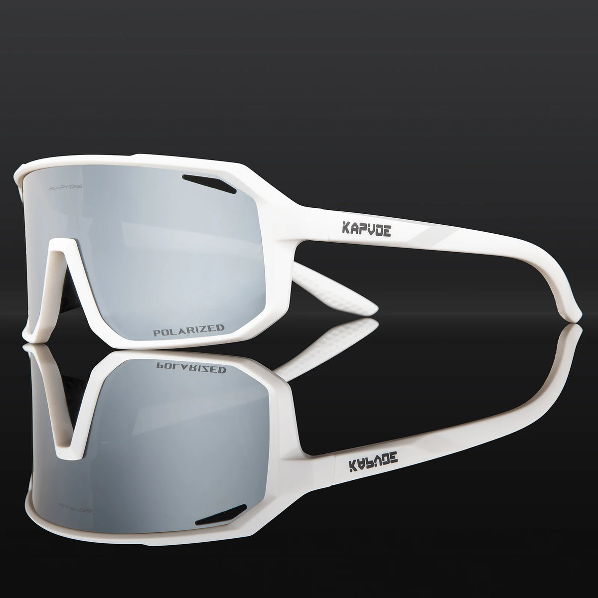 Kapvoe Cycling Glasses Men's Cycling Sunglasses MTB UV400 Polarized with Built-in Myopia Frame Bicycle Goggles Outdoor Sports Eyewear