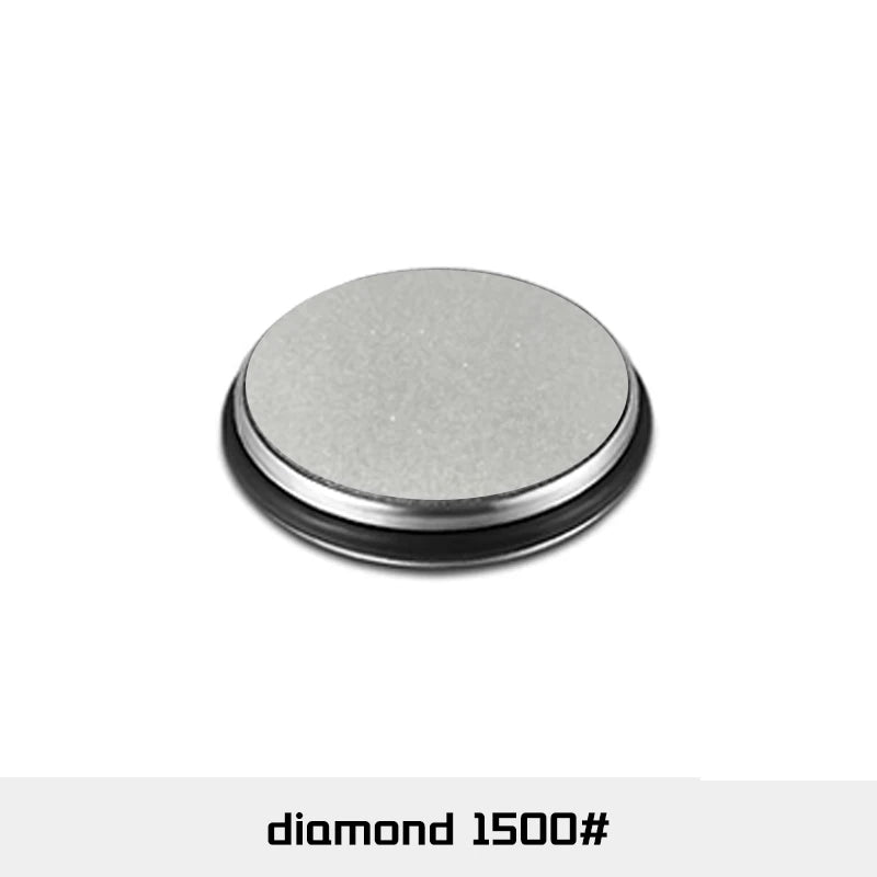 Niiruo Rollmesserschärfer mit doppelseitigem Diamantschleifstein, magnetischer Winkelhalterung für 15°/20° zum Schärfen von Küchenmessern