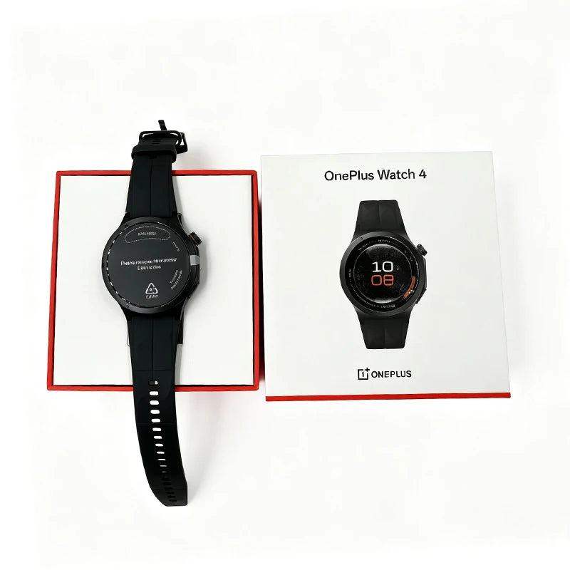 OnePlus Watch 4 smartwatch in titanio