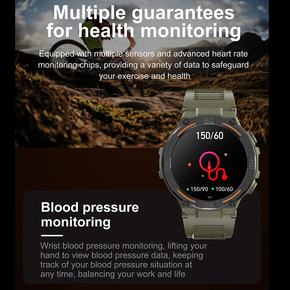ChiBear 1.52″ TFT smartwatch with Bluetooth calls