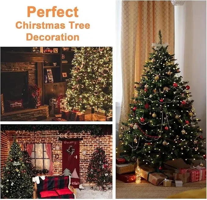Led Christmas Tree Lights New Year's Garland String for Patio Garden 1.5M/2M/3M Waterfall Light Christmas Decoration 2025