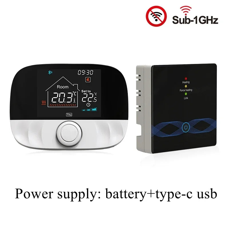 Termostato RF 433 MHz con varianti Wi-Fi