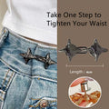 Elegant Four-Pointed Star Waist Tightening Tool, Adjustable Waist Buckle for Fashionable Jeans, Fixed Waist Buckle