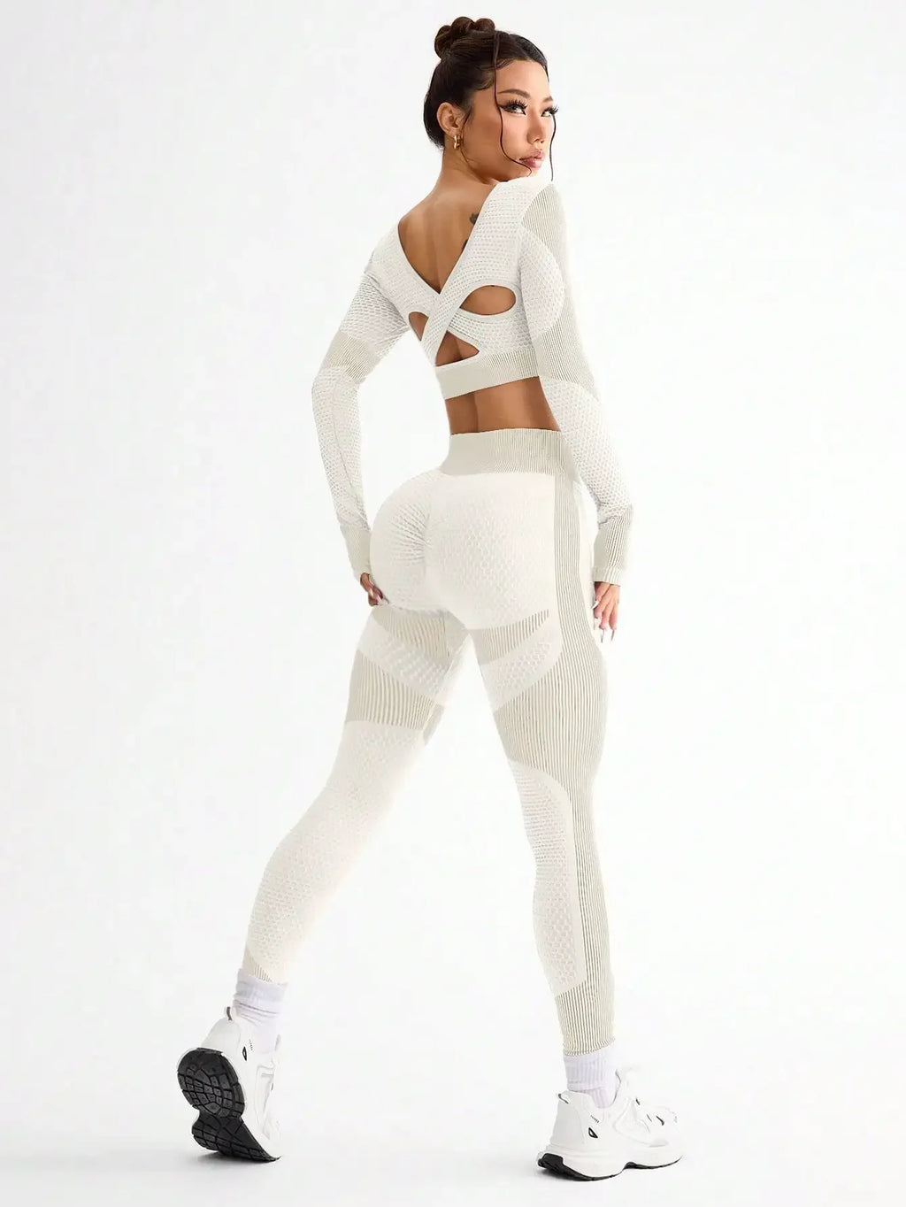 Maillot de sport femme, taille haute