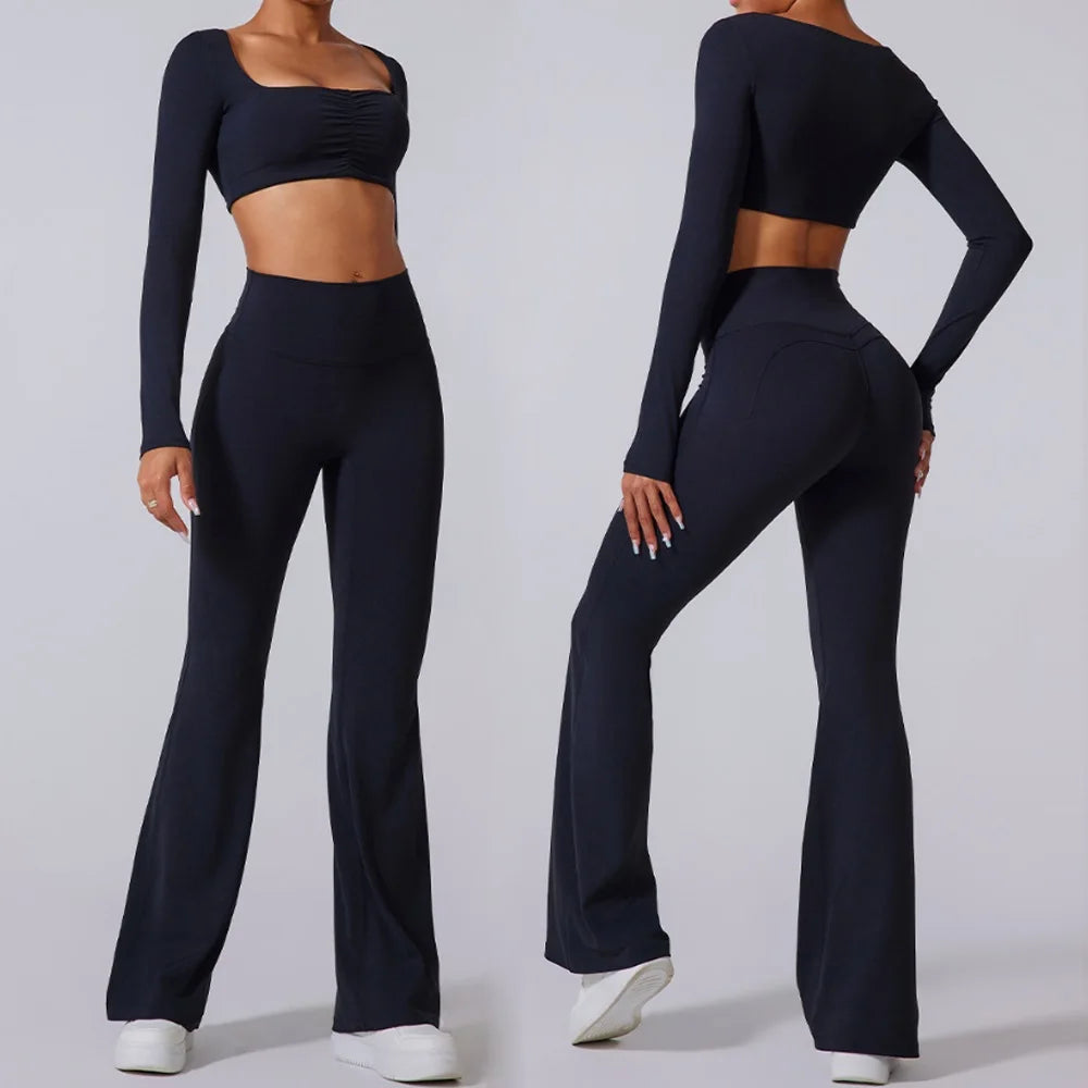 Ensemble yoga femme, haut et legging