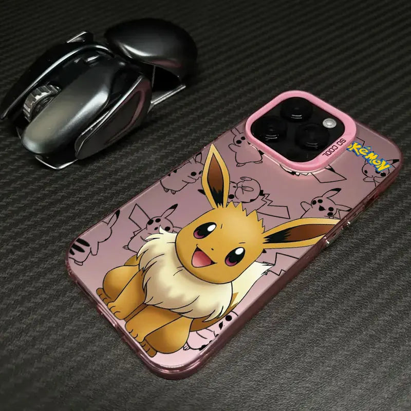 Eevees Gengars P-Pokemons Anime Case For iPhone 13 14 15 16 Plus 17 Pro Max 16e 17E 17 Air 11 12 18 Pro Shockproof Fundas Cover