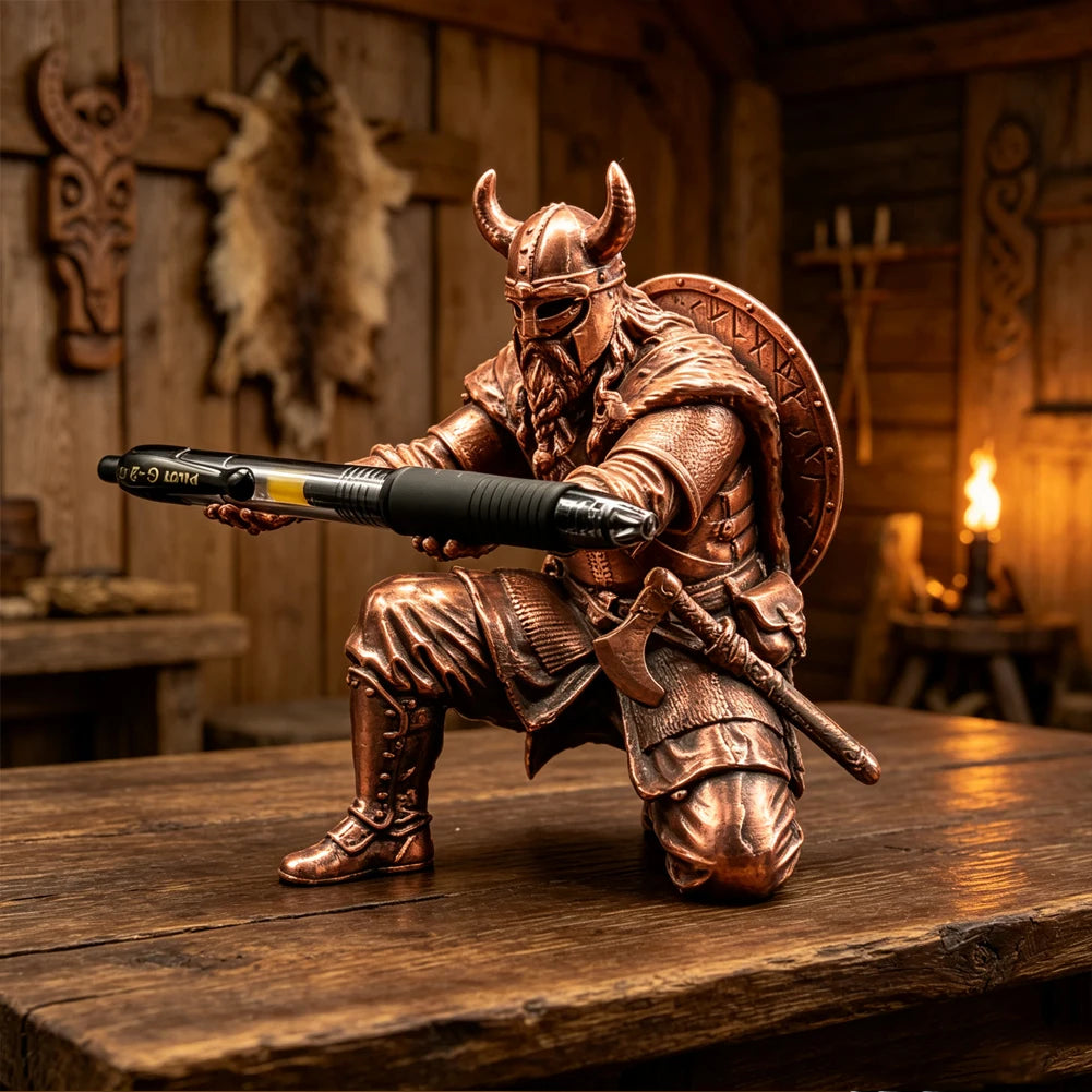 3D-Printed Medieval Warrior Pen Holder