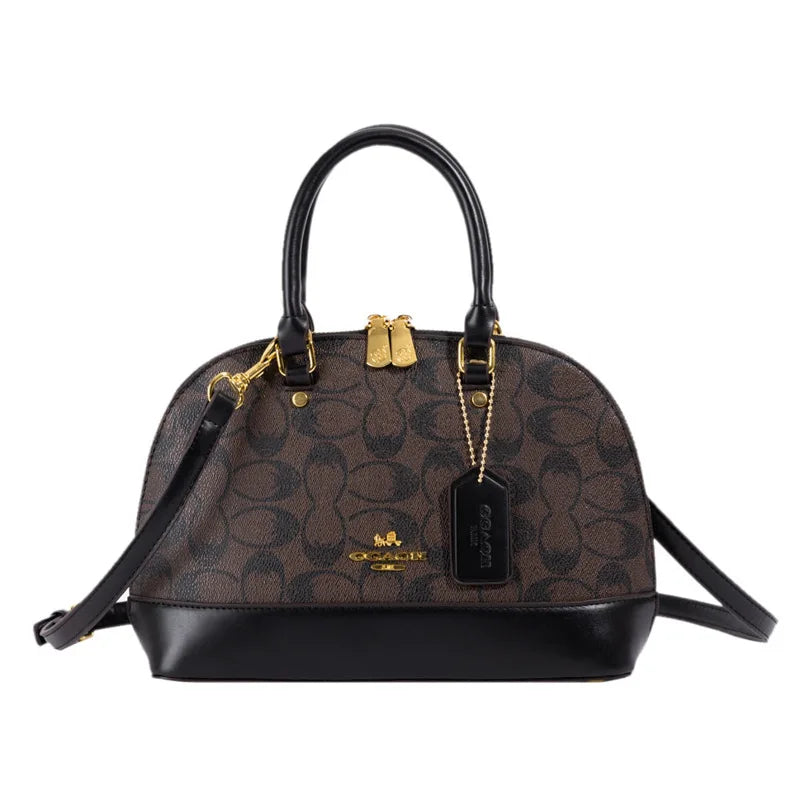 Luxury Designer Tote Bag 2026 New Shell Bag Paris High-End Printed Handbag PU Leather Crossbody Bag Purse For Commute