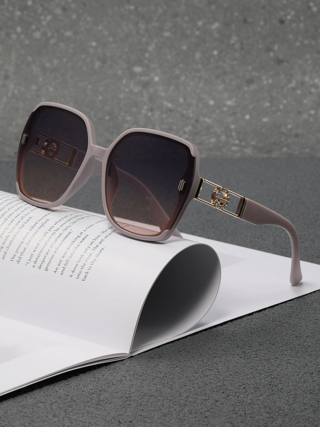 5 neue Sonnenbrillen für Damen: UV-beständige Sonnenbrillen für Damen, edler Look, vielseitig für große Gesichter, schlank machende Brillen, hoch-