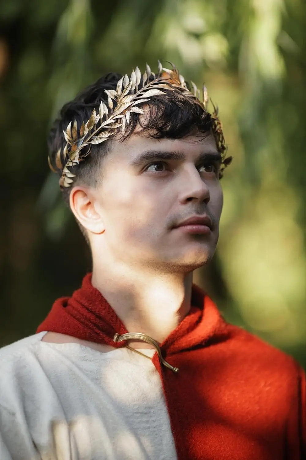 Unisex Griechischer Lorbeerkranz Gott Elf Blatt-Kopfschmuck Königliches Königskopfband Elfenkranz Für Königin Renaissance Halloween Cosplay
