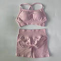 Ensemble yoga femme, haut et short