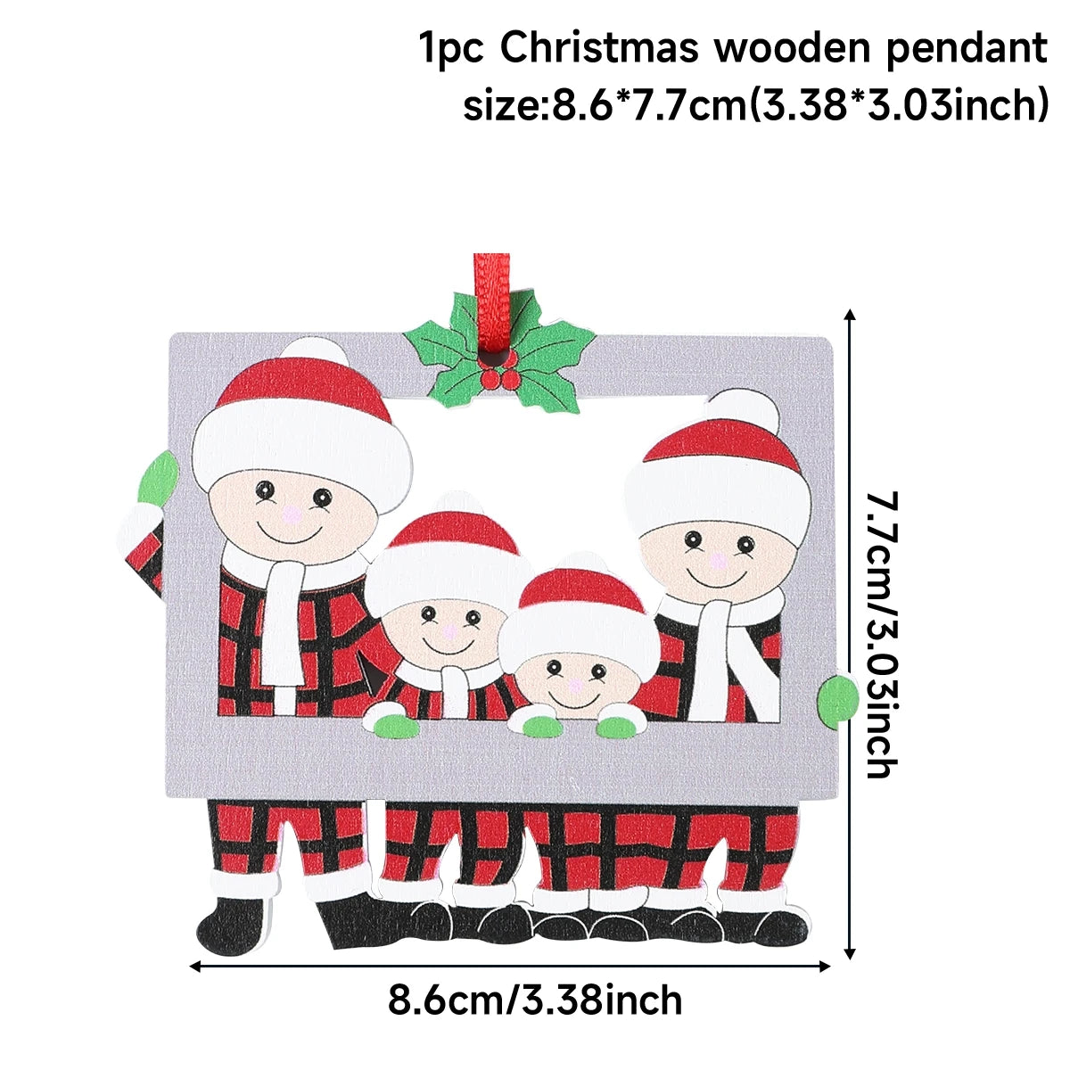 Christmas Pendant DIY Personal Family Christmas Decorations For Home 2024 Navidad Christmas Tree Hanging Ornament New Year 2025