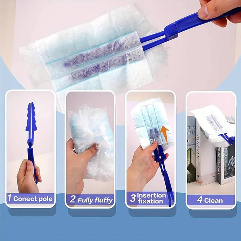Disposable Duster Refills Compatible with Swiffer Duster