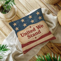 Funda de cojín de la bandera estadounidense «Una nación bajo Dios», funda de almohada suave de doble cara para sofá, decoración para el hogar, sala de estar y cama, club, hogar, regalo