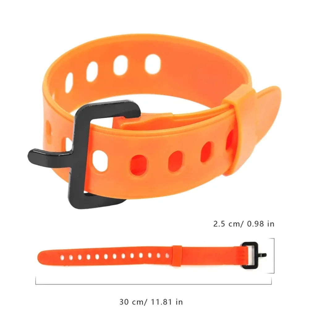 1-10PCS Rubber Tension Strap Cargo Belt Travel Compact Ties Fixed Cargo Tie Lashing Outdoor Camping Down Luggage Buckle Strap