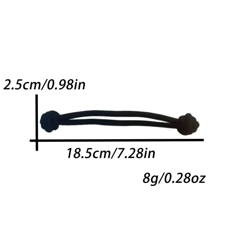Simplicity Stretchy Rubber Hair Ties for Women, High-Elasticity Fashion Hair Scrunchies for Girls, Hair Accessories