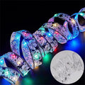 Indoor String Lights Battery Operated Christmas Ribbon with Lights Christmas Tree Accessories Decoration for Christmas New Year
