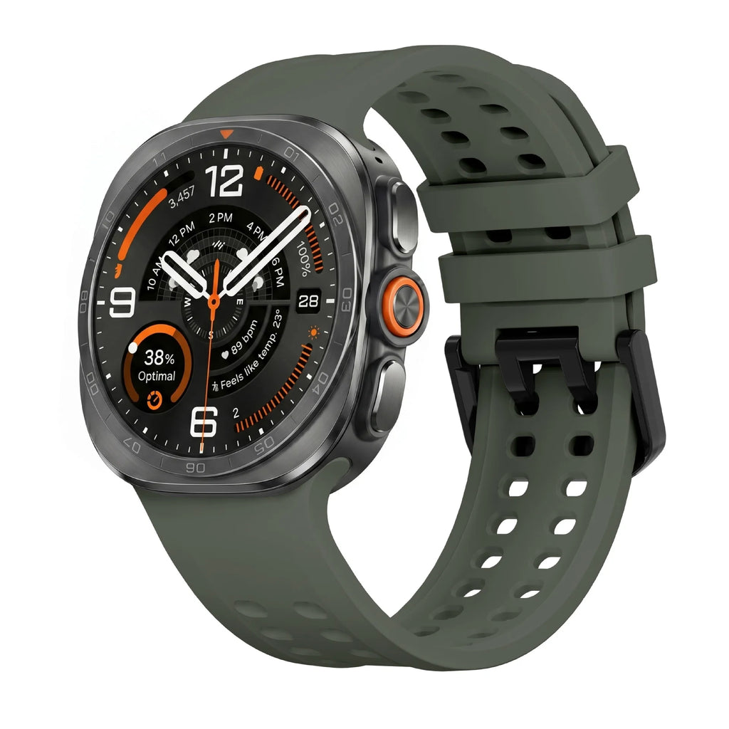 Original 1:1 Silicone Strap for Samsung Galaxy Watch Ultra 2 2026 47mm Sport Band Wristband for Galaxy Ultra 2025/2024 Bracelet