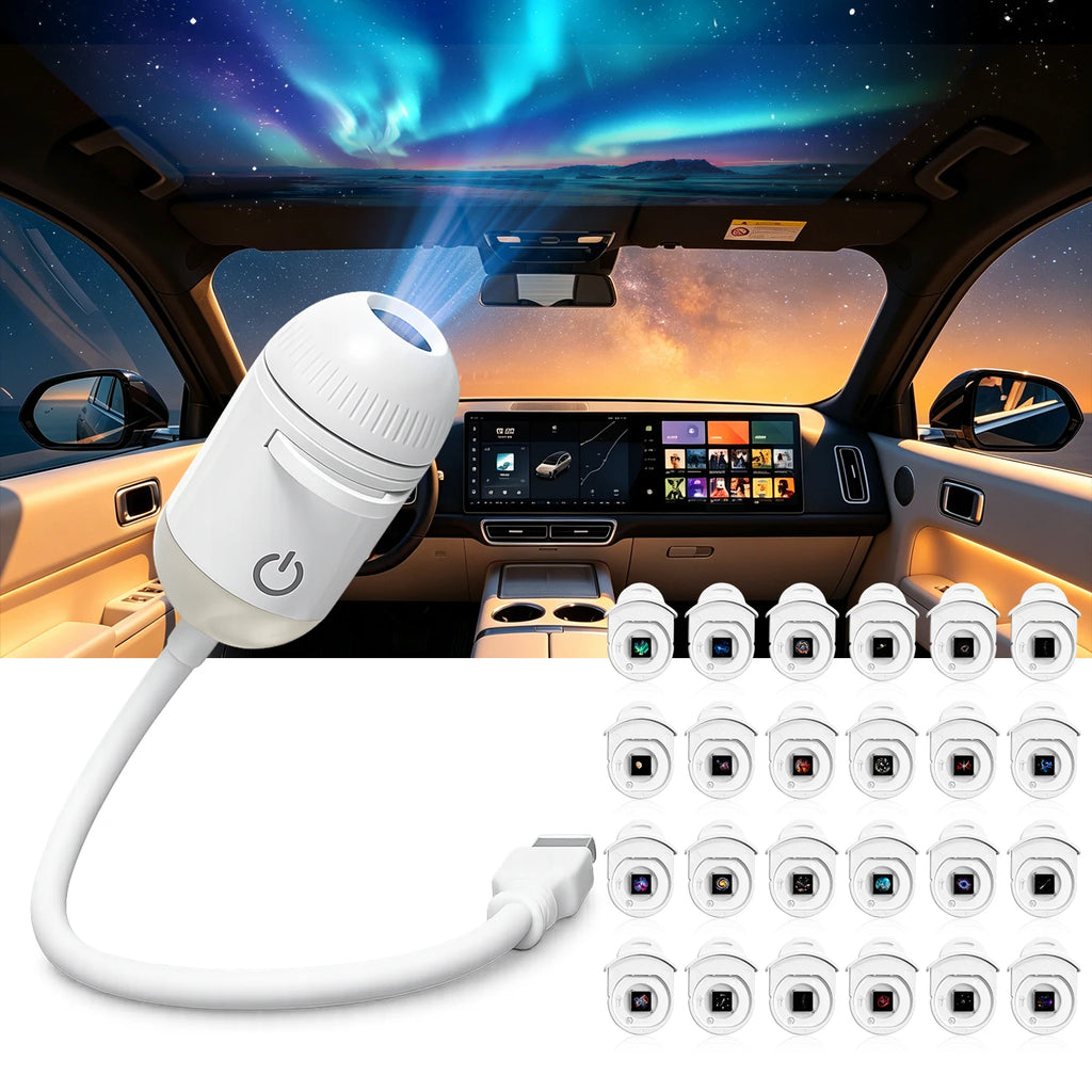 Salange 2-in-1 USB Galaxy Projektor Nachtlicht Sternenhimmel Projektor Lampe Manueller Fokus Für Urlaubsatmosphäre/Foto-Szenarien