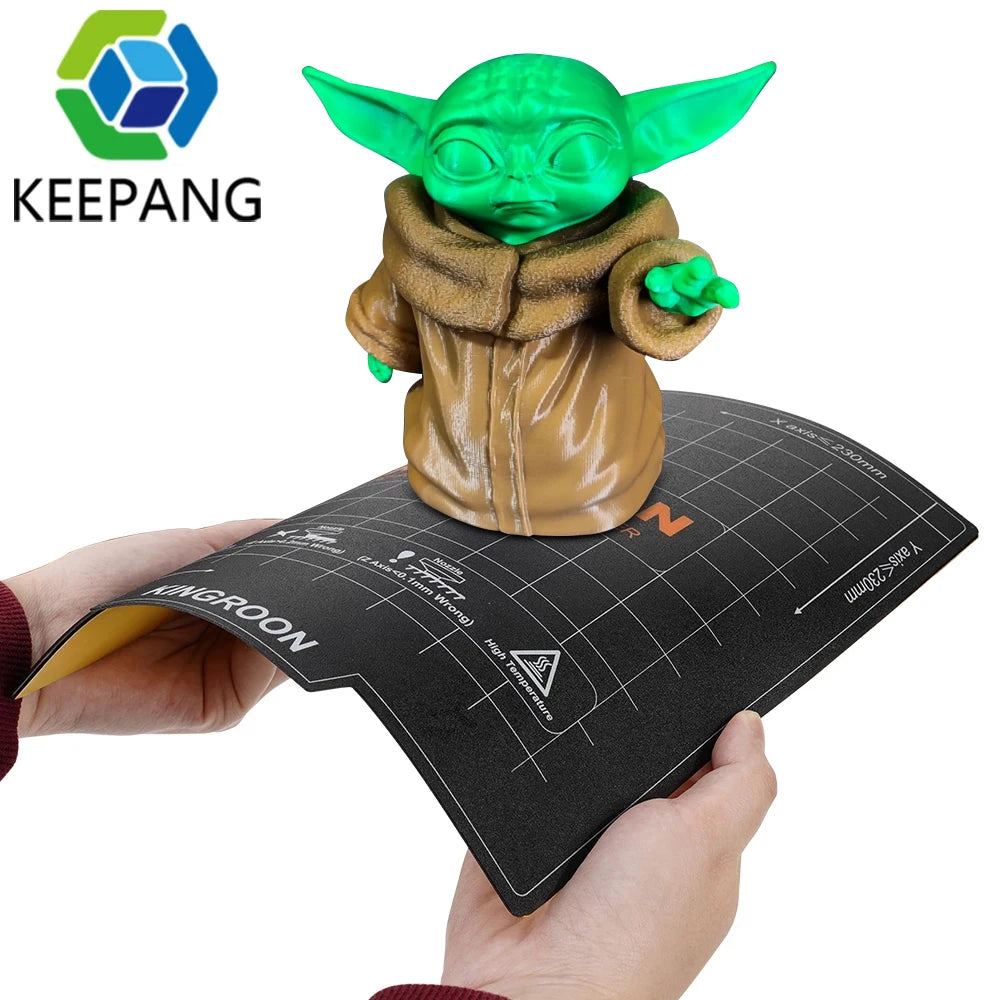 Placa magnética de cama caliente para impresora 3D, adhesivo de cama flexible, plataforma de impresión 3D de 235*235 mm y 310*310 mm para Ender 3 pro, Ender 5 y KP3S
