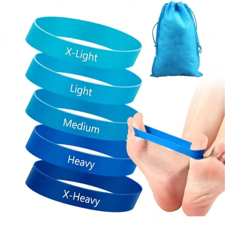 Resistance Bands for Toe, Finger and Hand Exercises
