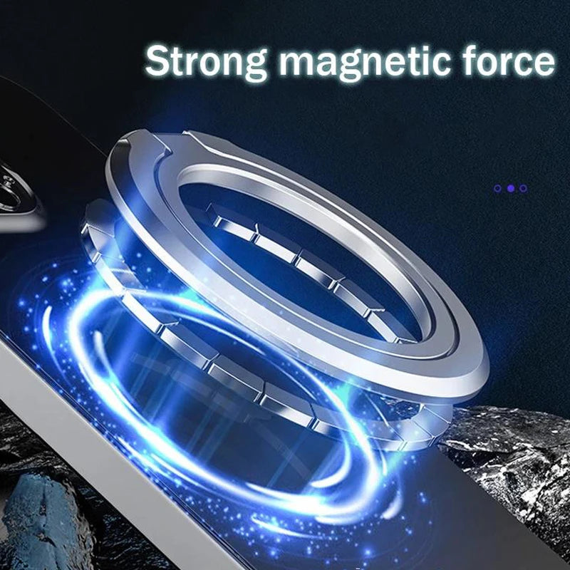 2025 New Magnetic Phone Ring Holder for MagSafe Accessories Adjustable Finger Ring Support Bracket for Magnetic Case for iPhone