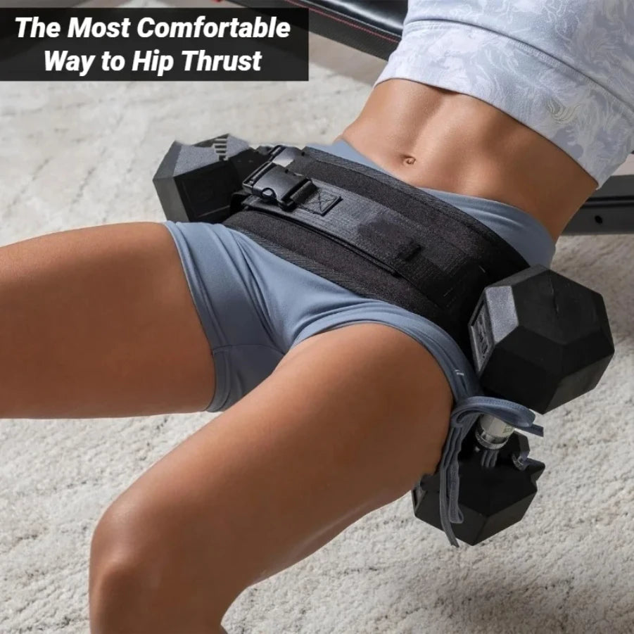 Cintura per esercizi hip thrust con pesi