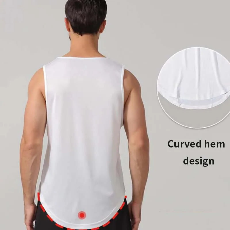 Sports tank top men's, sleeveless