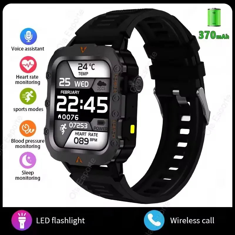 AMOLED Outdoor Smartwatch with Bluetooth Calling