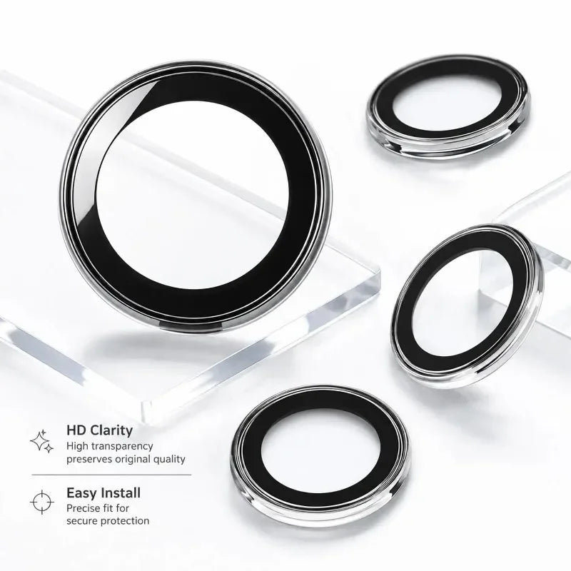 Hard PC Anti‑Scratch Individual Camera Lens Protector HD Lens Cover Cap for IPhone Duo 18 17 Pro Max 17Air Phone Accessories