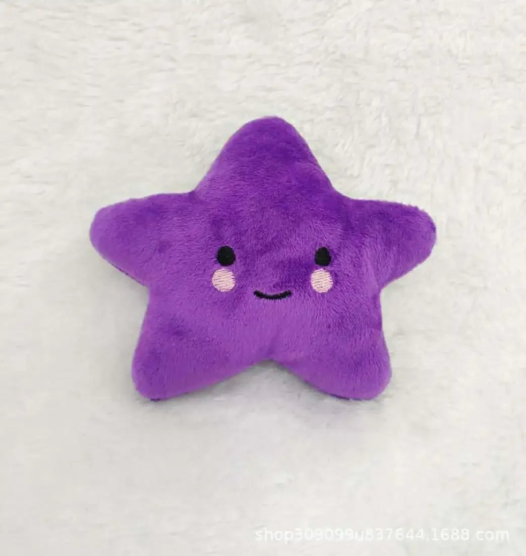 Juguetes para perros pequeños, lindo juguete de peluche con pitillo y mordedor para cachorros y gatos, artículos para mascotas