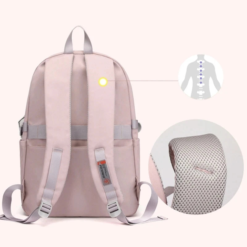 Sac à dos scolaire pour fille, sac à dos pour enfants, adolescents, écolières, sac de cours, cartable, sac pour femme, sac d'école, kit scolaire