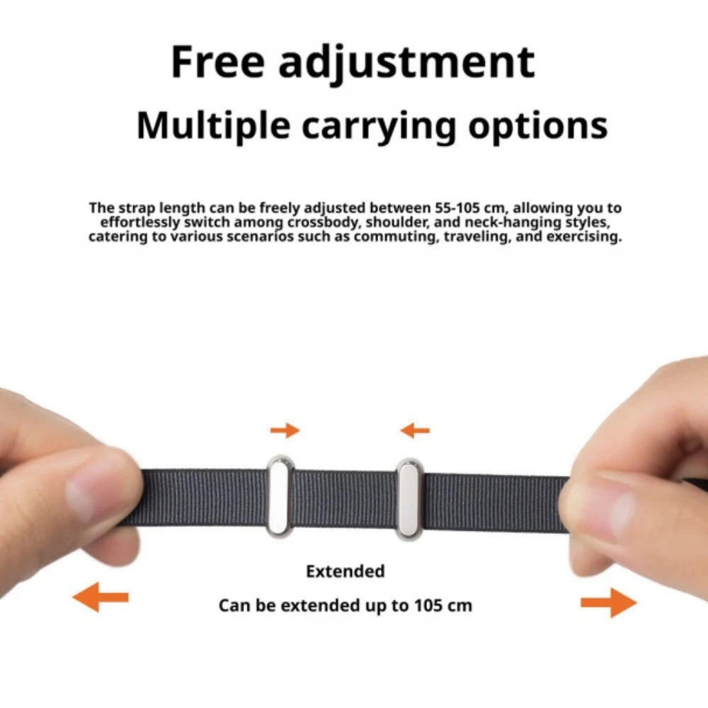 Original Phone Case Adjustable Anti-lost Magnetic Woven Strap For iPhone 18 Pro 17 Pro Max Original Apple Lanyard Accessories