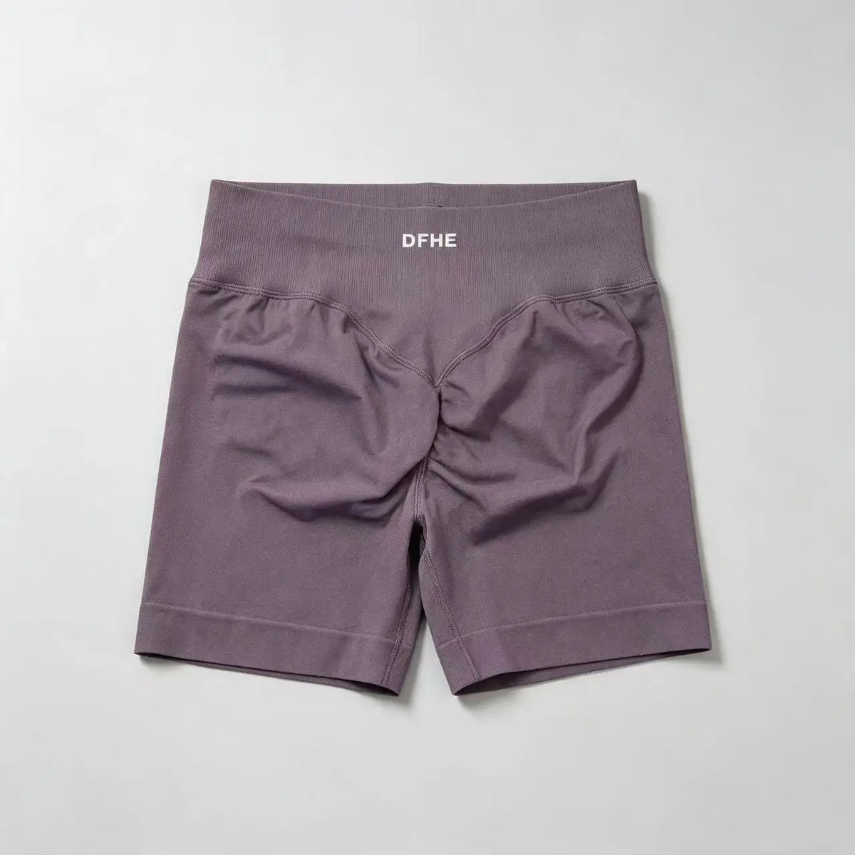 Pantaloncini yoga donna in nylon a vita alta