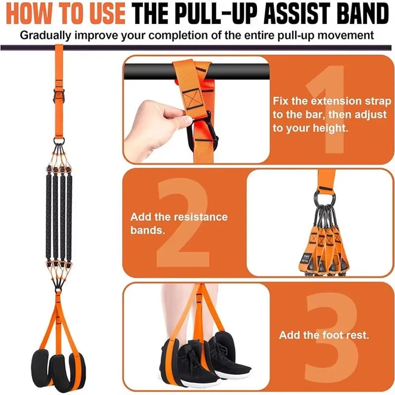 Pull-Up Assistance Resistance Band for Strength Training