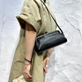 Women Real Cow Skin Shoulder Bags Genuine Leather Trend Luxury Design New Mini Cross-body Mobile Phone Messenger Bag