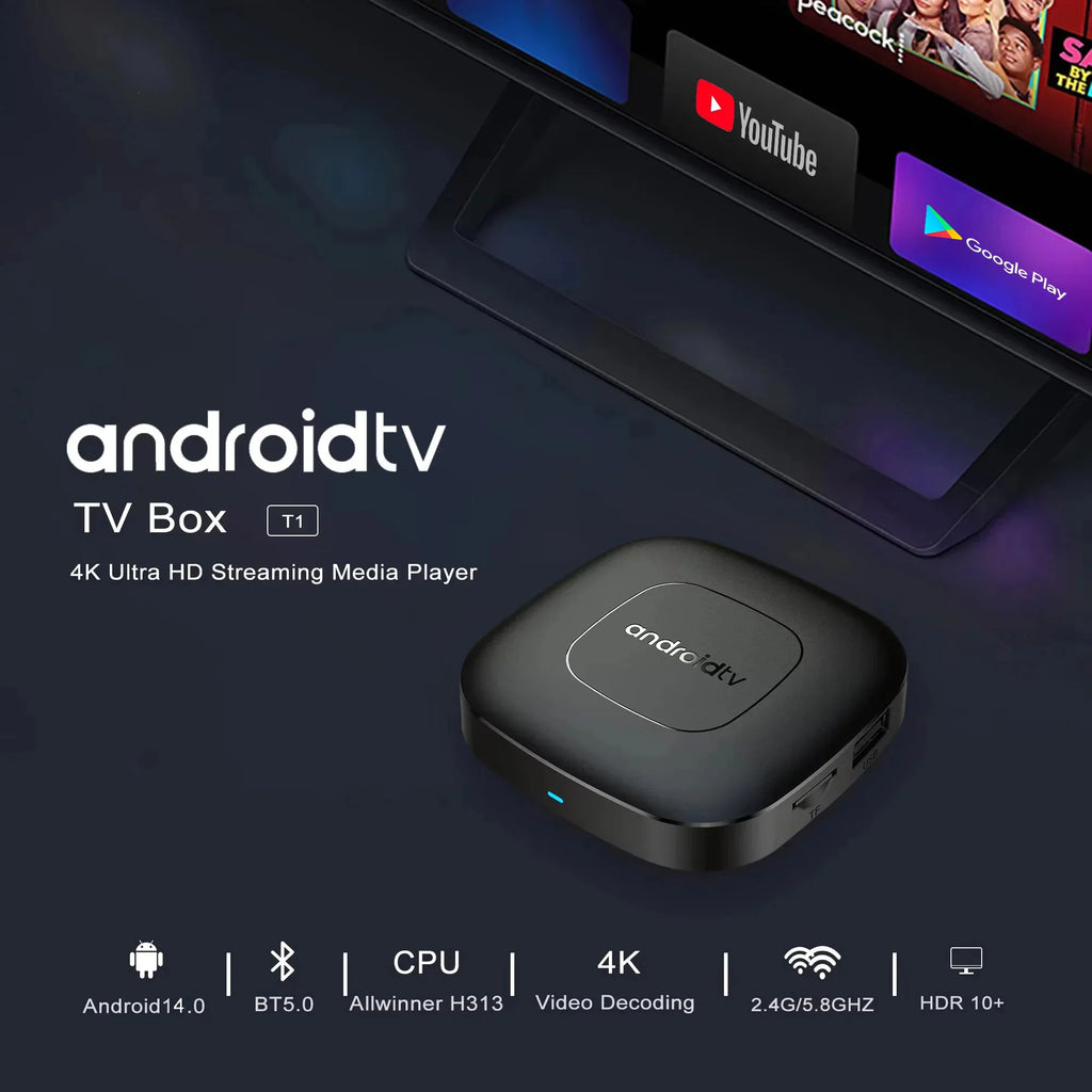 TV box Allwinner H313 con Wi-Fi e Bluetooth