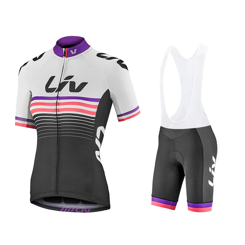 Conjunto de ropa de ciclismo Liv 2023 nuevo para mujer, camiseta de ciclismo, traje de ropa para bicicleta, versión Liv Team, traje de competición, ropa de ciclismo femenina