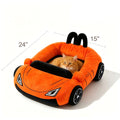 Niedliche Katzenbetten, weiches und kuscheliges Katzenbett mit Kissen für kleine Hunde und Kätzchen, waschbare Haustiermatte für Welpen und Kätzchen, lustiges Supercar-Katzenspielzeug
