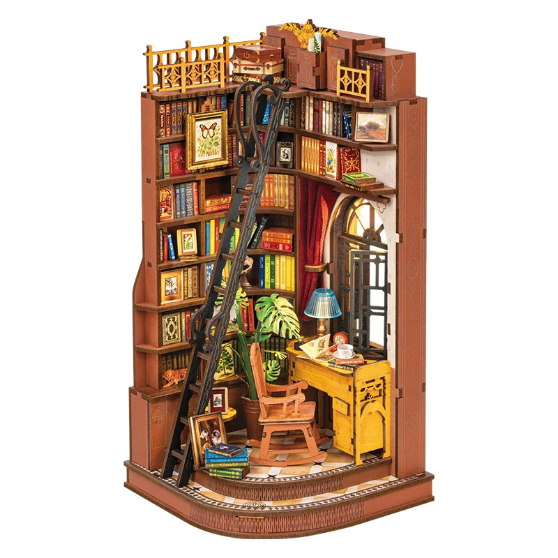 Book nook Robotime Rolife British Library da assemblare