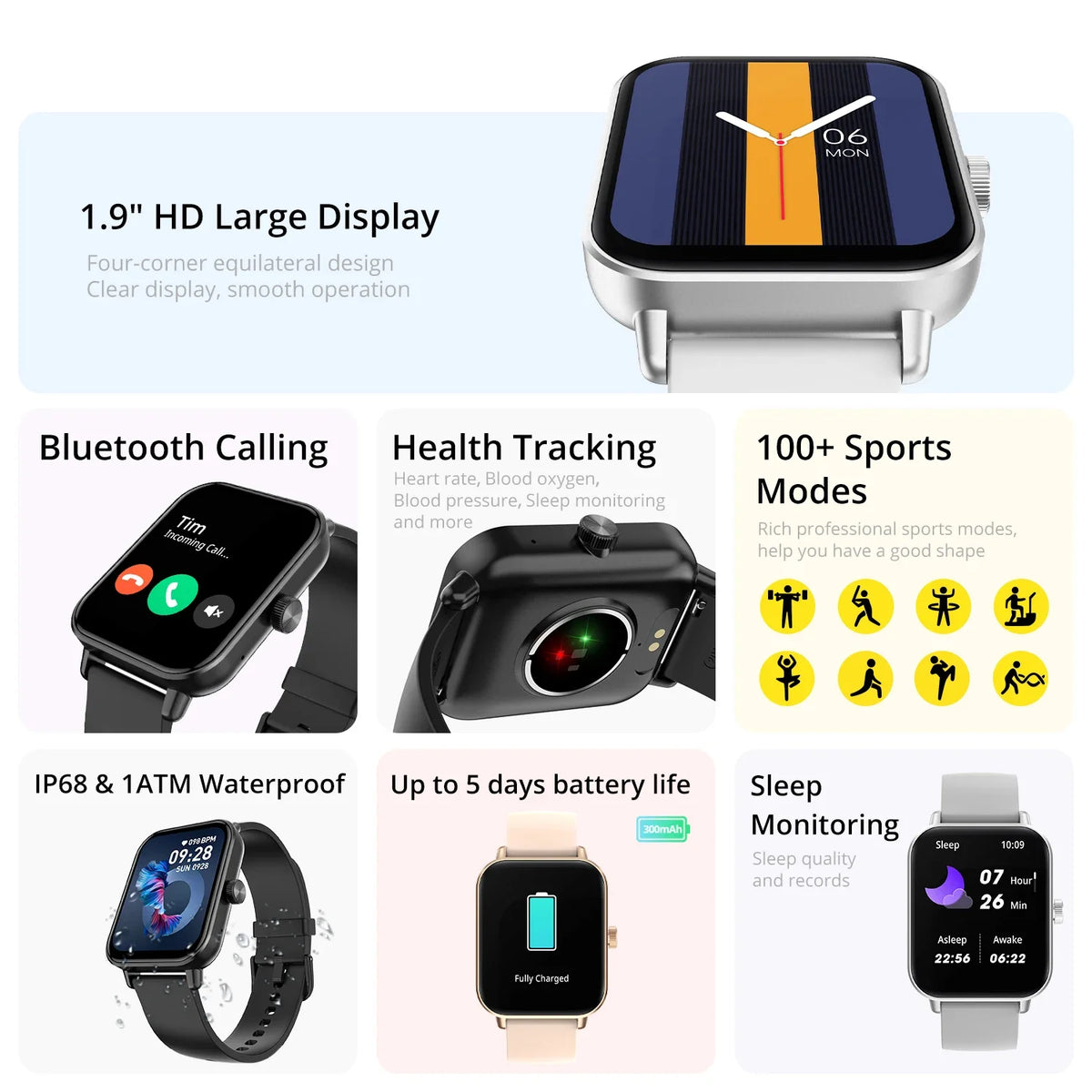 COLMI P81 Bluetooth Calling Smartwatch