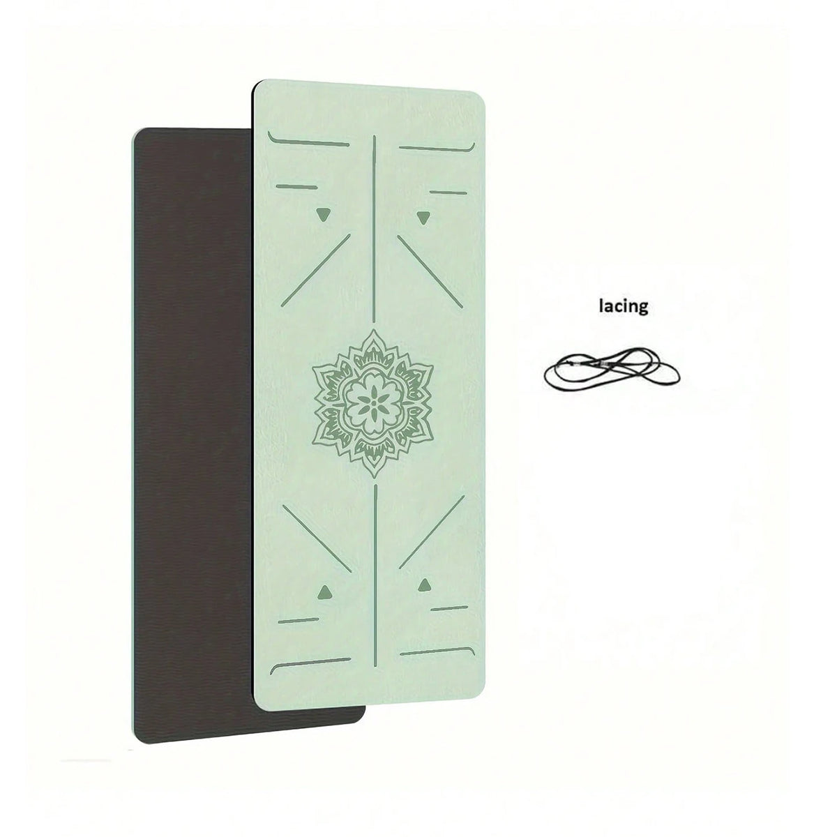 6 mm TPE Yoga Mat, 180 × 57 cm for Yoga and Pilates