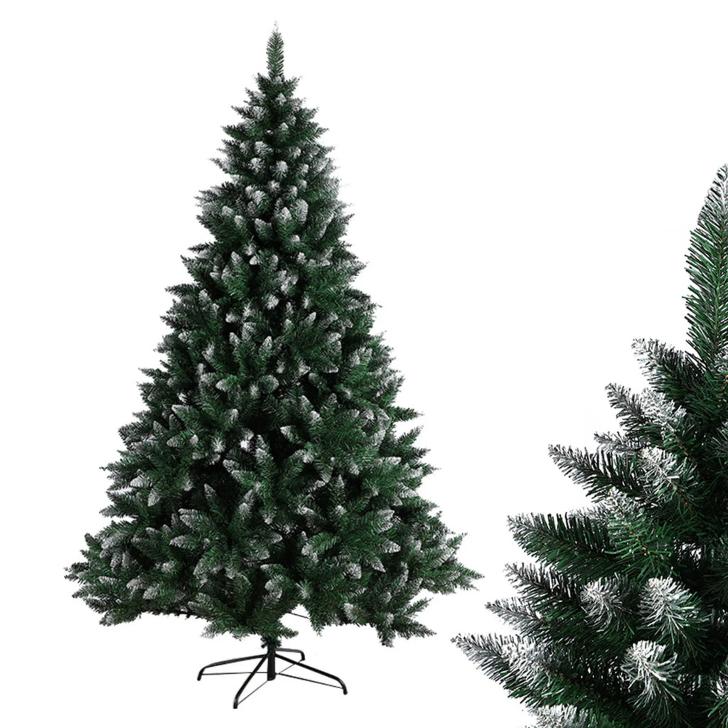 Artificial Christmas Tree with Stand, 120cm-240cm, for Christmas Decoration, Reusable (Christmas Tree With Snow)