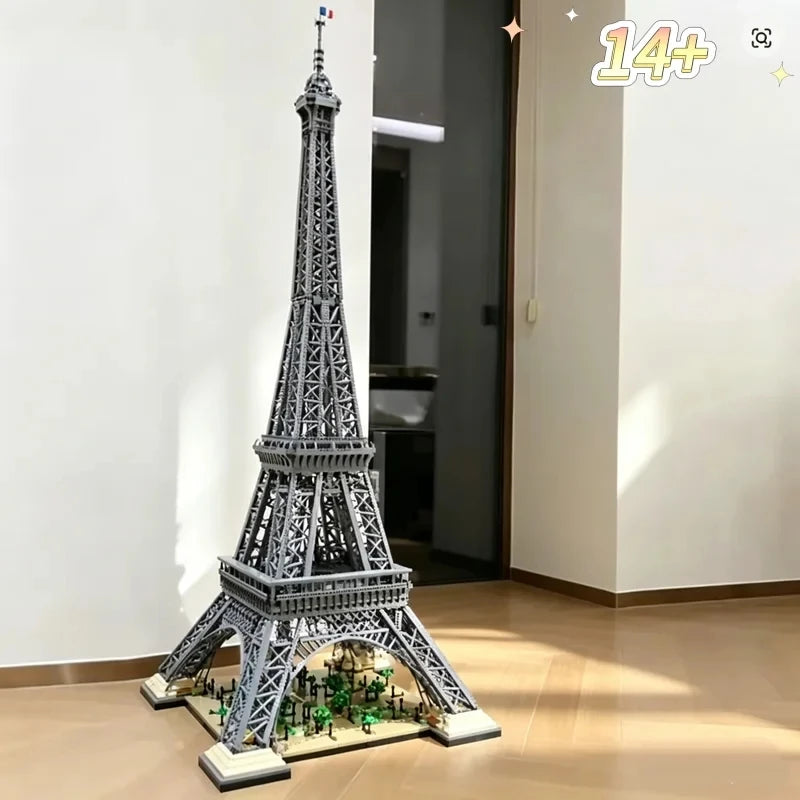 10001 Pcs Large Eiffel Tower Building Blocks Bricks Birthday Christmas Gifts Toy Compatible  10181 In Stock