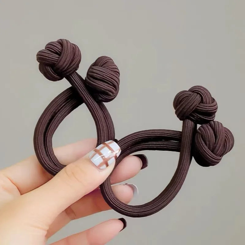 Simplicity Stretchy Rubber Hair Ties for Women, High-Elasticity Fashion Hair Scrunchies for Girls, Hair Accessories