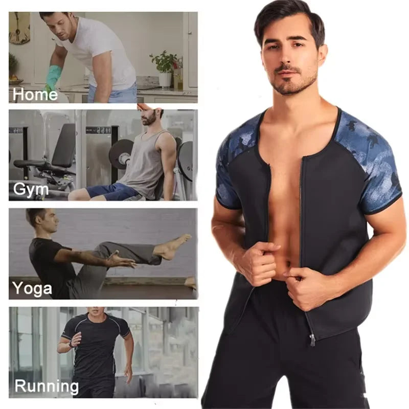 Maglia sportiva uomo a maniche corte