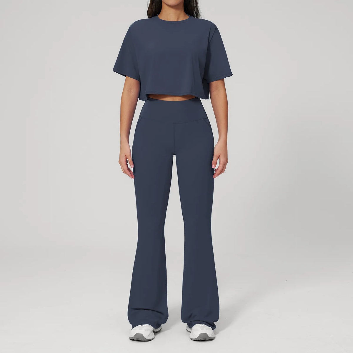 Ensemble yoga femme, 2 pièces, haut et legging