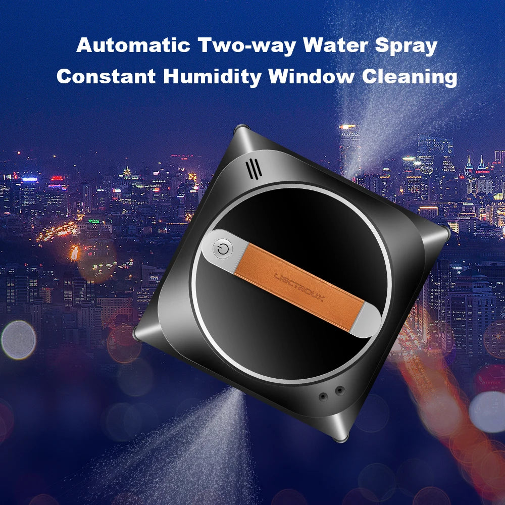 Window Cleaning Robot Liectroux YW910,Double Water Spray,Laser Sensor,Home Floor Windows Robot Vacuum Cleaner,App&Remote Control
