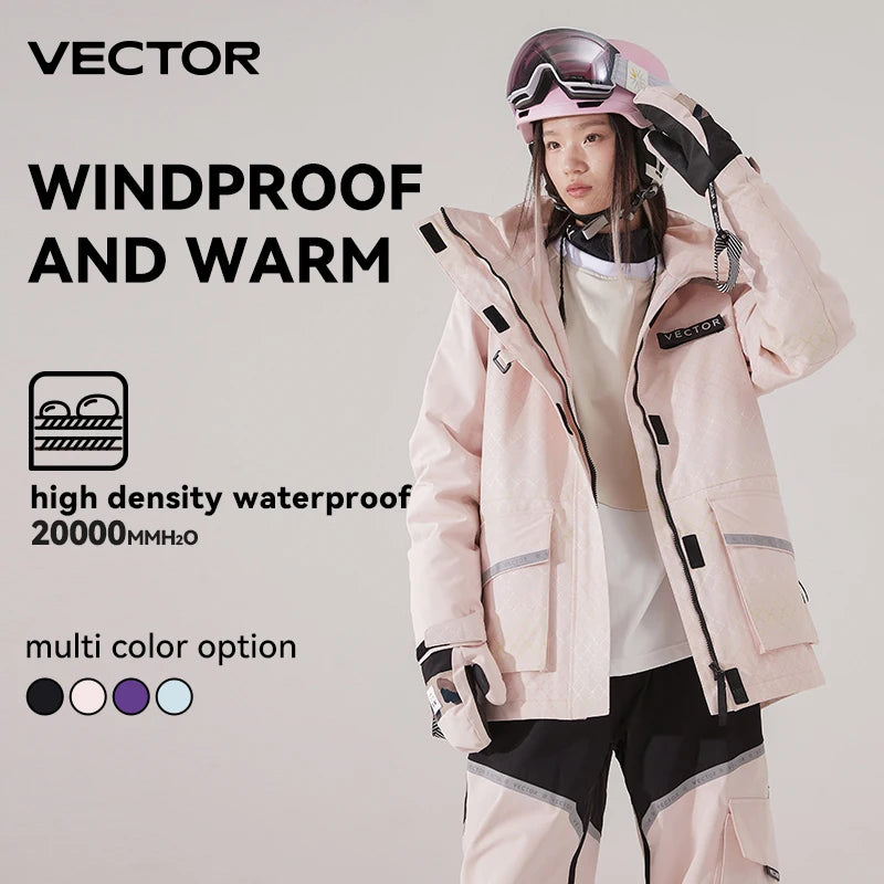 Giacca sci VECTOR con cappuccio HXF70091